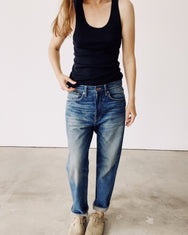 The Ribbed Tank Top Black