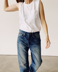 The Muscle Tee White