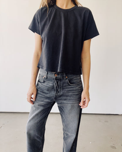 The Boxy Tee Vintage Black
