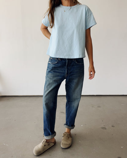 The Boxy Tee Light Blue