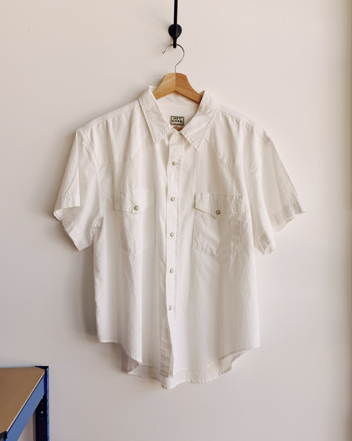 SS The S/S Western Shirt White