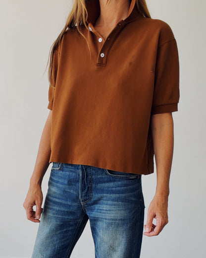 The Boxy Polo Cedar