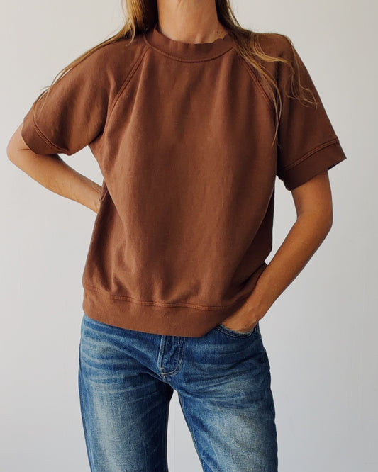 The Short Sleeve Sweatshirt Cedar