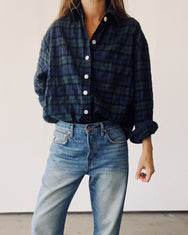 The Big Shirt Green Plaid