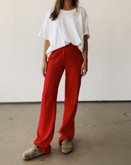 SS Track Pant Red