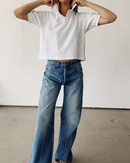 The Boxy Polo White