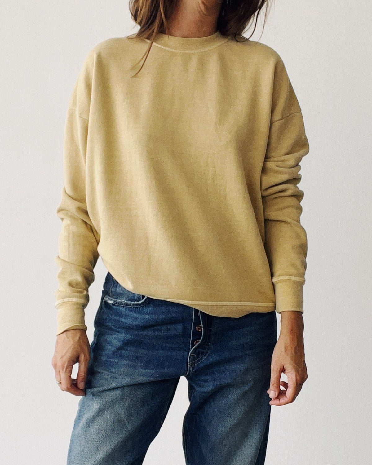 The Boxy Sweatshirt Sand