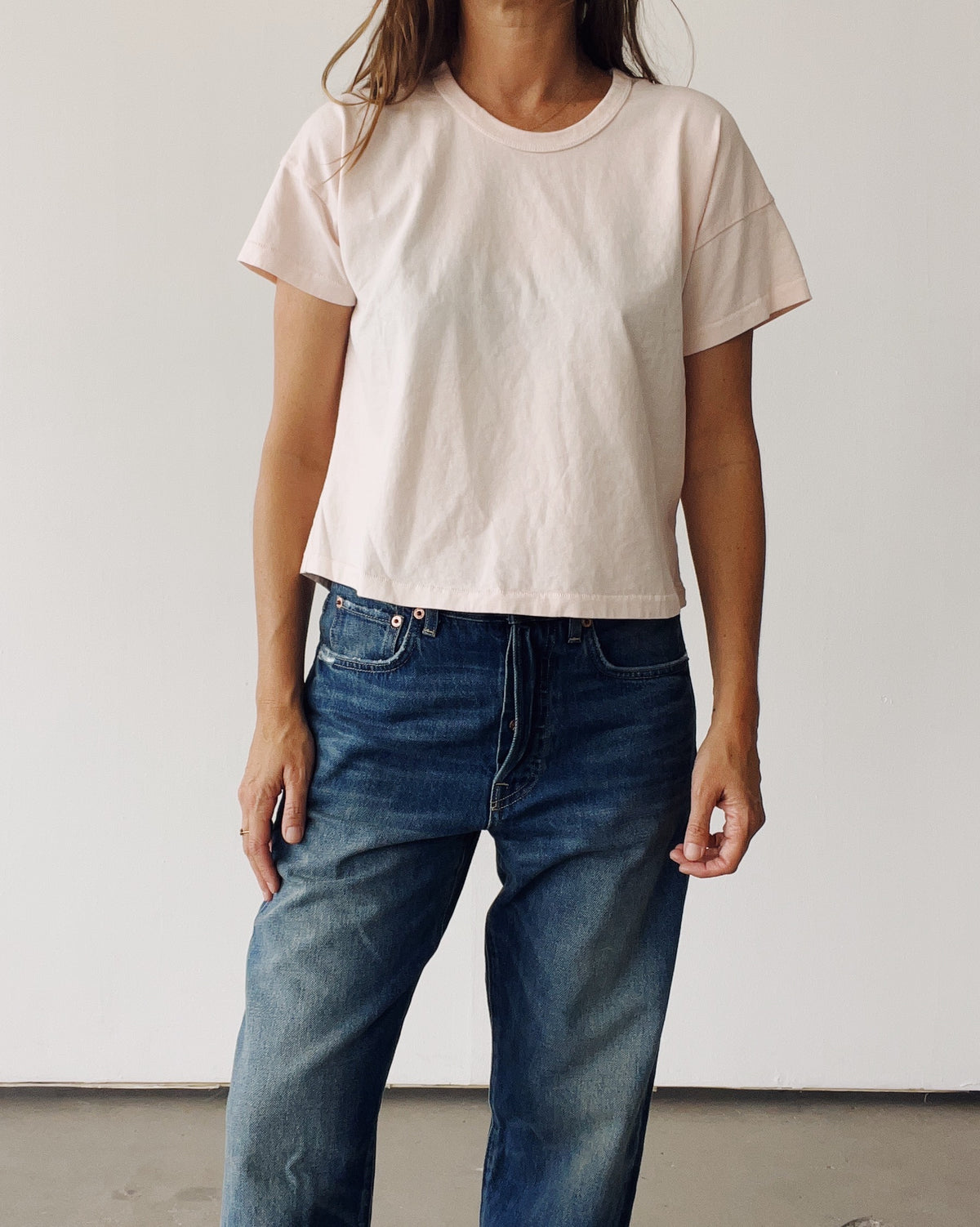The Boxy Tee Light Pink